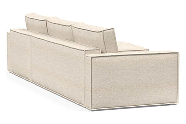 Innovation Living Newilla Sofa Bed With Lounger with Standard Arms - 365 Hailfax Shell