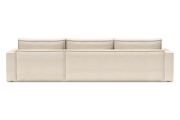 Innovation Living Newilla Sofa Bed With Lounger with Standard Arms - 365 Hailfax Shell