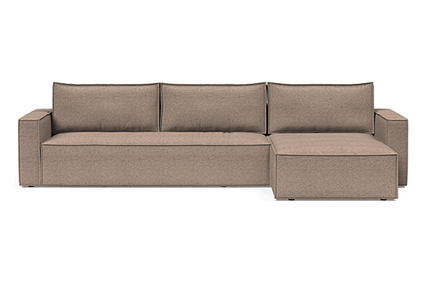 Innovation Living Newilla Sofa Bed With Lounger with Standard Arms - 367 Halifax Wicker