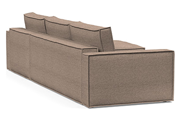 Innovation Living Newilla Sofa Bed With Lounger with Standard Arms - 367 Halifax Wicker