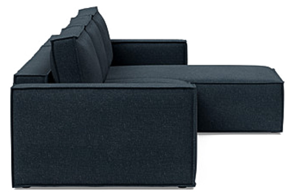 Innovation Living Newilla Sofa Bed With Lounger with Standard Arms - 515 Nist Blue