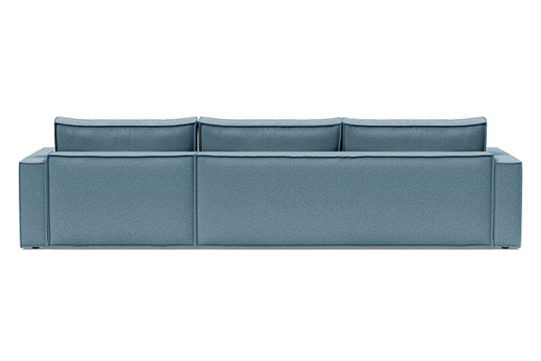 Innovation Living Newilla Sofa Bed With Lounger with Standard Arms - 525 Mixed Dance Light Blue