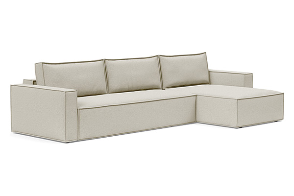 Innovation Living - Newilla Sofa Bed With Lounger with Standard Arms