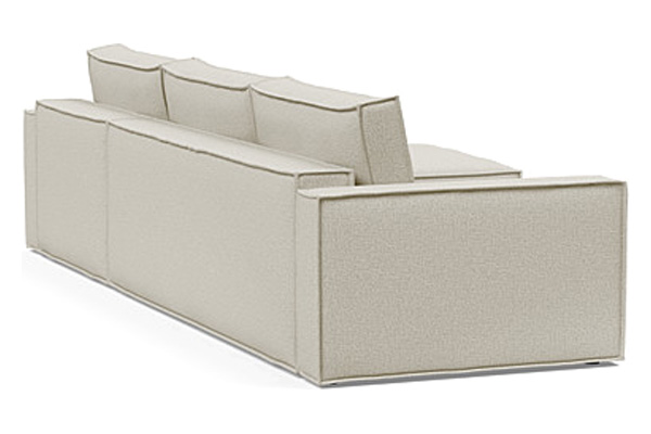 Innovation Living Newilla Sofa Bed With Lounger with Standard Arms - 527 Mixed Dance Natural