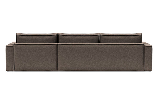 Innovation Living Newilla Sofa Bed With Lounger with Standard Arms - 530 Bouclé Taupe