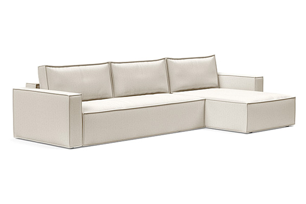 Innovation Living - Newilla Sofa Bed With Lounger with Standard Arms