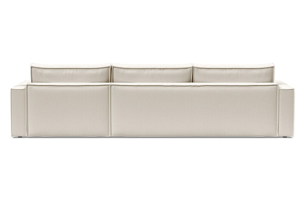 Innovation Living Newilla Sofa Bed With Lounger with Standard Arms - 531 Bouclé Off White