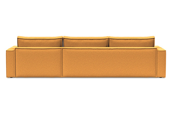 Innovation Living Newilla Sofa Bed With Lounger with Standard Arms - 536 Bouclé Ochre