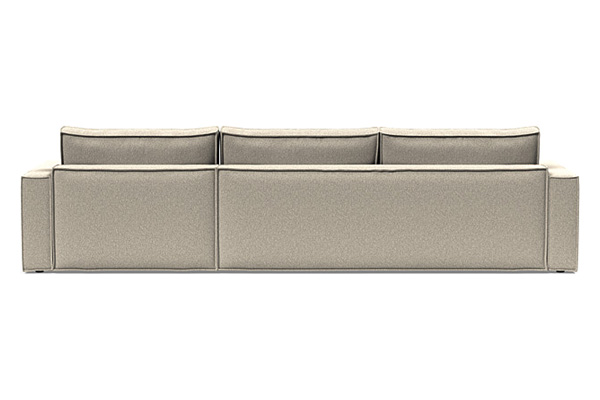 Innovation Living Newilla Sofa Bed With Lounger with Standard Arms - 539 Bouclé Beige