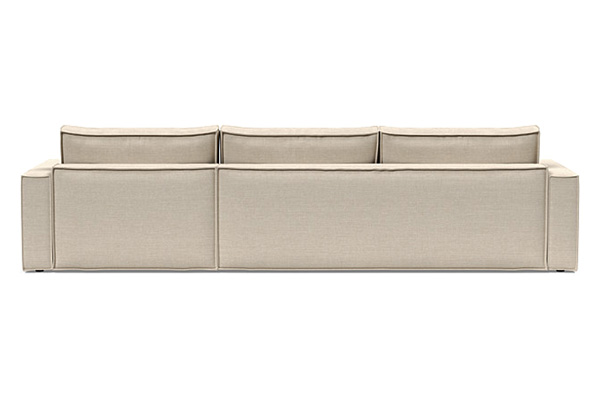 Innovation Living Newilla Sofa Bed With Lounger with Standard Arms - 586 Phobos Latte