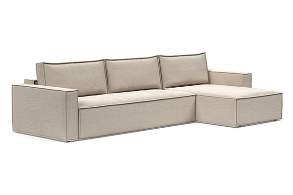 Innovation Living - Newilla Sofa Bed With Lounger with Standard Arms