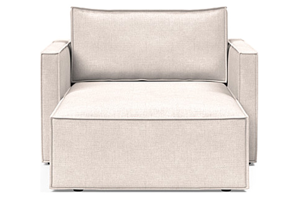 Innovation Living Newilla Lounger Chair with Slim Arms - 255 Adario Basmati