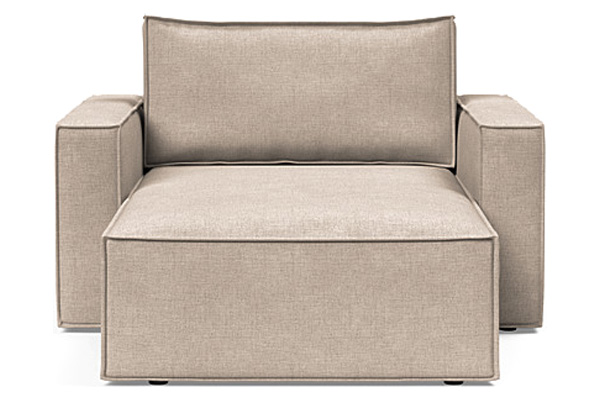 Innovation Living Newilla Lounger Chair with Standard Arms - 257 Adario Taupe