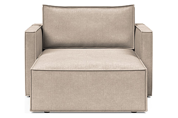 Innovation Living Newilla Lounger Chair with Slim Arms - 257 Adario Taupe