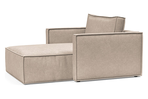 Innovation Living Newilla Lounger Chair with Slim Arms - 257 Adario Taupe