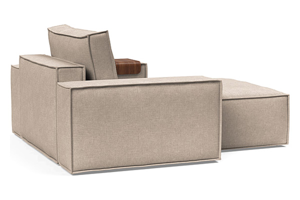 Innovation Living Newilla Lounger Chair with Wide Arms - 257 Adario Taupe