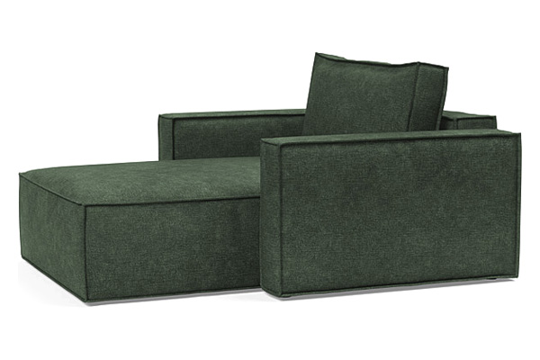 Innovation Living Newilla Lounger Chair with Standard Arms - 281 Avella Pine Green