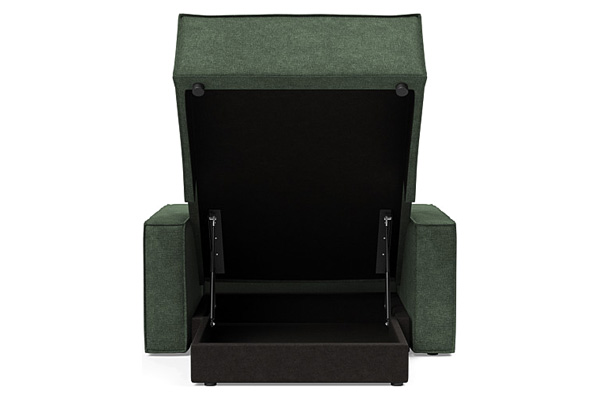 Innovation Living Newilla Lounger Chair with Standard Arms - 281 Avella Pine Green