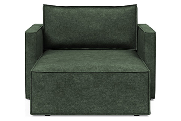 Innovation Living Newilla Lounger Chair with Slim Arms - 281 Avella Pine Green