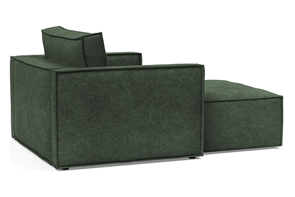 Innovation Living Newilla Lounger Chair with Slim Arms - 281 Avella Pine Green