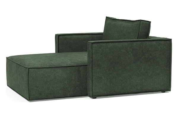 Innovation Living Newilla Lounger Chair with Slim Arms - 281 Avella Pine Green