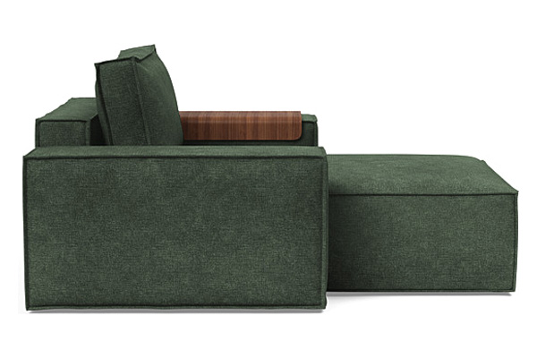 Innovation Living Newilla Lounger Chair with Wide Arms - 281 Avella Pine Green