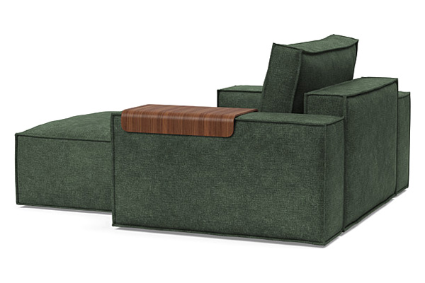 Innovation Living Newilla Lounger Chair with Wide Arms - 281 Avella Pine Green