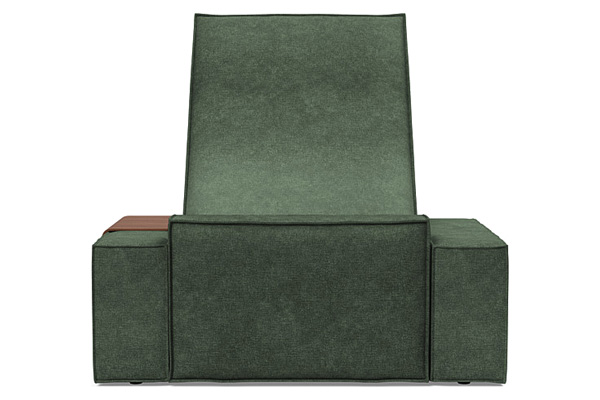 Innovation Living Newilla Lounger Chair with Wide Arms - 281 Avella Pine Green