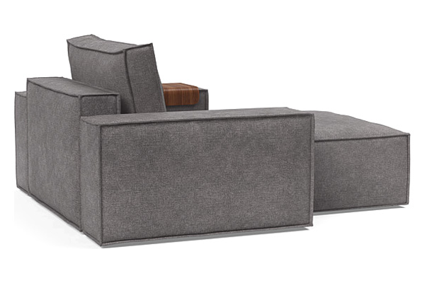 Innovation Living Newilla Lounger Chair with Wide Arms - 282 Avella Warm Grey