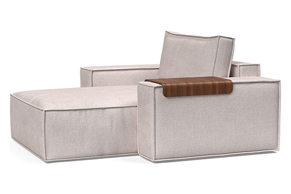 Innovation Living Newilla Lounger Chair with Wide Arms - 300 Weda Sand