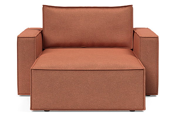 Innovation Living Newilla Lounger Chair with Standard Arms - 301 Weda Rust