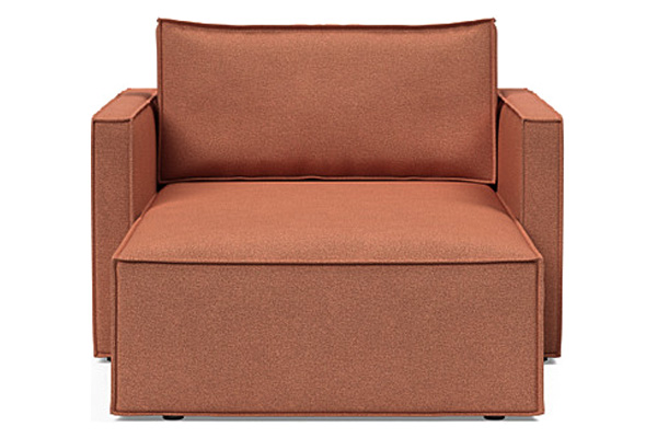 Innovation Living Newilla Lounger Chair with Slim Arms - 301 Weda Rust