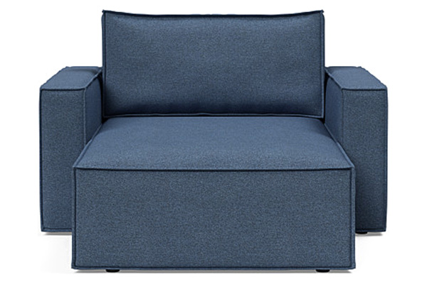 Innovation Living Newilla Lounger Chair with Standard Arms - 302 Weda Blue