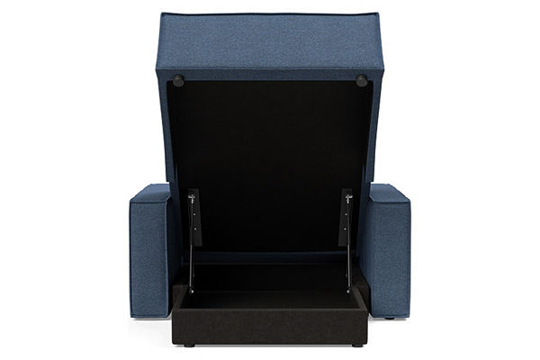 Innovation Living Newilla Lounger Chair with Standard Arms - 302 Weda Blue