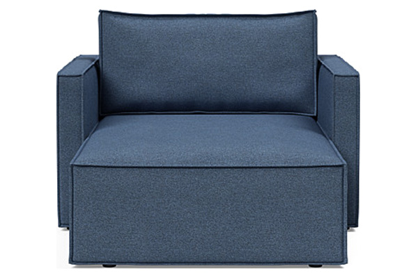 Innovation Living Newilla Lounger Chair with Slim Arms - 302 Weda Blue