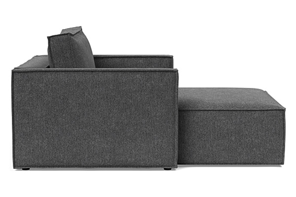 Innovation Living Newilla Lounger Chair with Slim Arms - 350 Taura Deep Grey