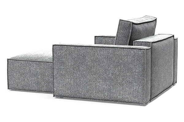 Innovation Living Newilla Lounger Chair with Standard Arms - 351 Taura Slate Grey