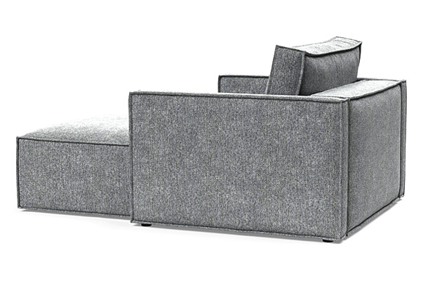 Innovation Living Newilla Lounger Chair with Slim Arms - 351 Taura Slate Grey