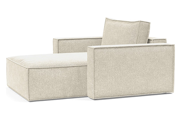 Innovation Living Newilla Lounger Chair with Standard Arms - 357 Taura Off White