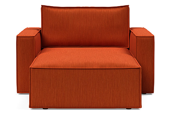 Innovation Living Newilla Lounger Chair with Standard Arms - 506 Elegance Paprika