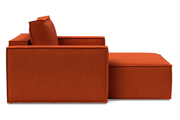 Innovation Living Newilla Lounger Chair with Standard Arms - 506 Elegance Paprika