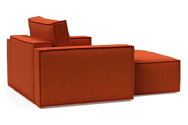 Innovation Living Newilla Lounger Chair with Standard Arms - 506 Elegance Paprika