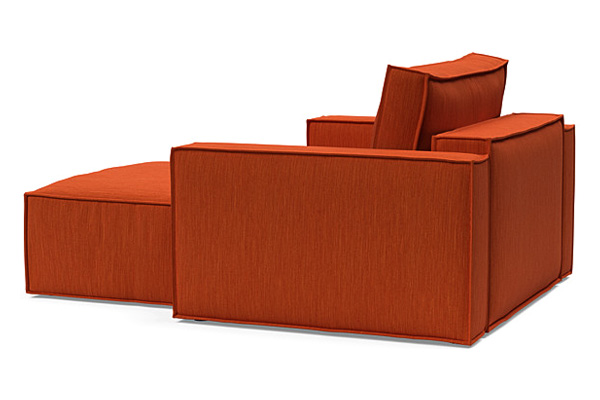 Innovation Living Newilla Lounger Chair with Standard Arms - 506 Elegance Paprika