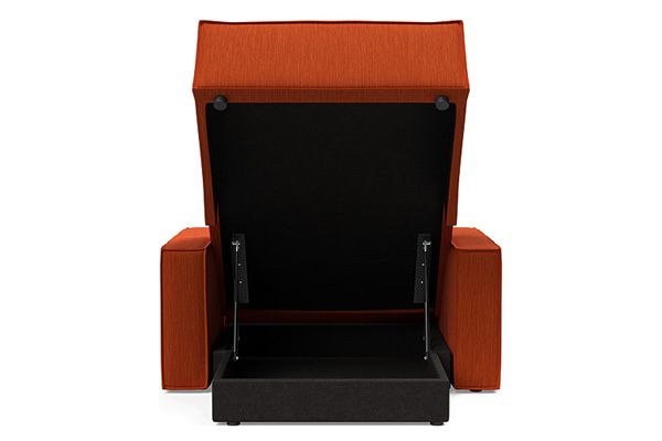 Innovation Living Newilla Lounger Chair with Standard Arms - 506 Elegance Paprika