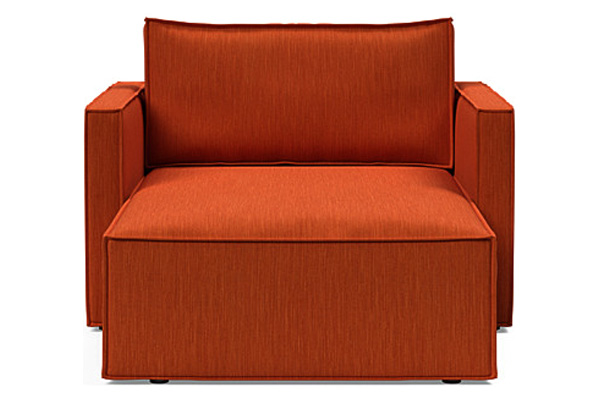 Innovation Living Newilla Lounger Chair with Slim Arms - 506 Elegance Paprika