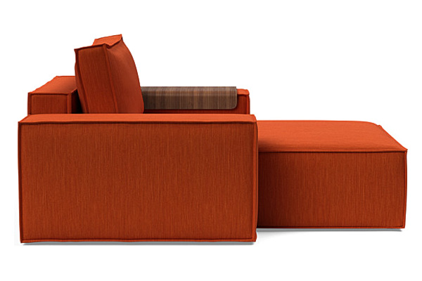 Innovation Living Newilla Lounger Chair with Wide Arms - 506 Elegance Paprika