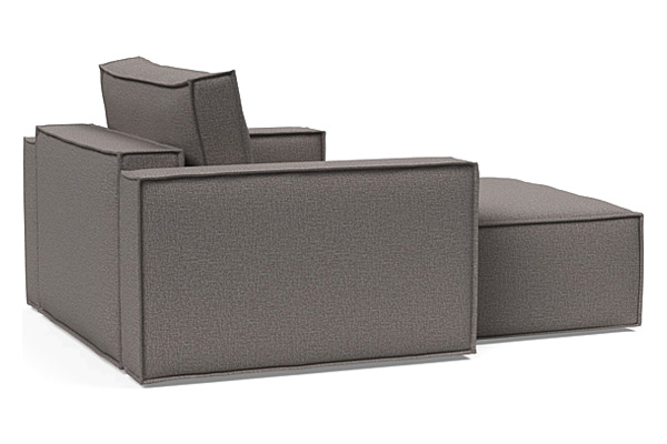 Innovation Living Newilla Lounger Chair with Standard Arms - 521 Mixed Dance Grey