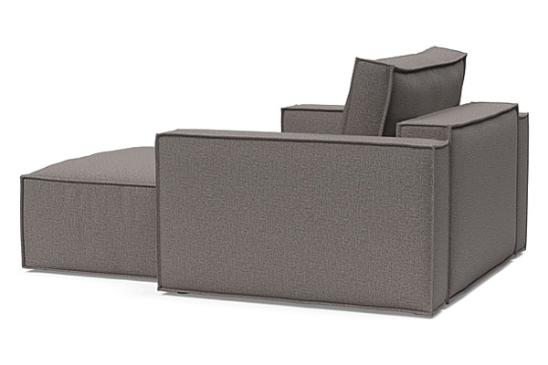 Innovation Living Newilla Lounger Chair with Standard Arms - 521 Mixed Dance Grey