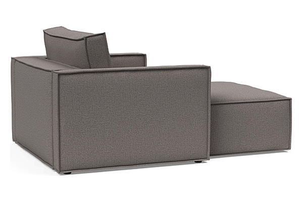 Innovation Living Newilla Lounger Chair with Slim Arms - 521 Mixed Dance Grey