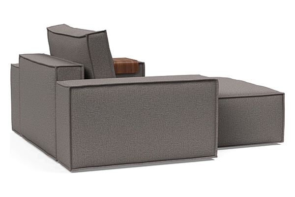 Innovation Living Newilla Lounger Chair with Wide Arms - 521 Mixed Dance Grey